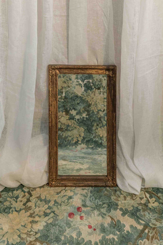 Etched Swag Petite Mirror