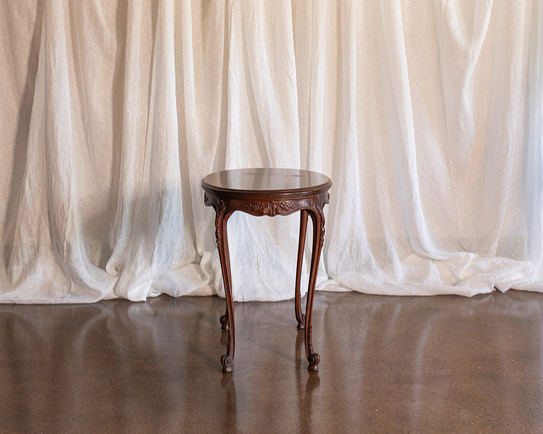 French Style Oval Side Table - circa late 1800s