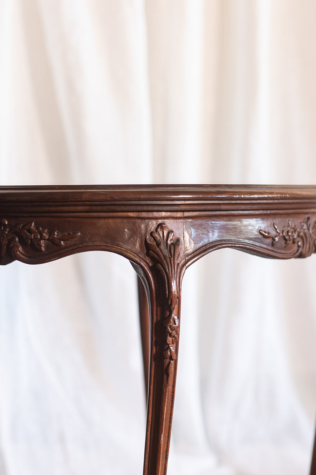 French Style Oval Side Table - circa late 1800s