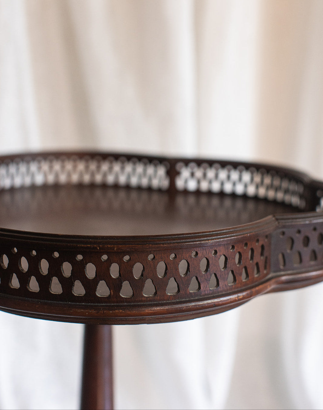 Wellington Hall - Carved Mahogany Tea Table