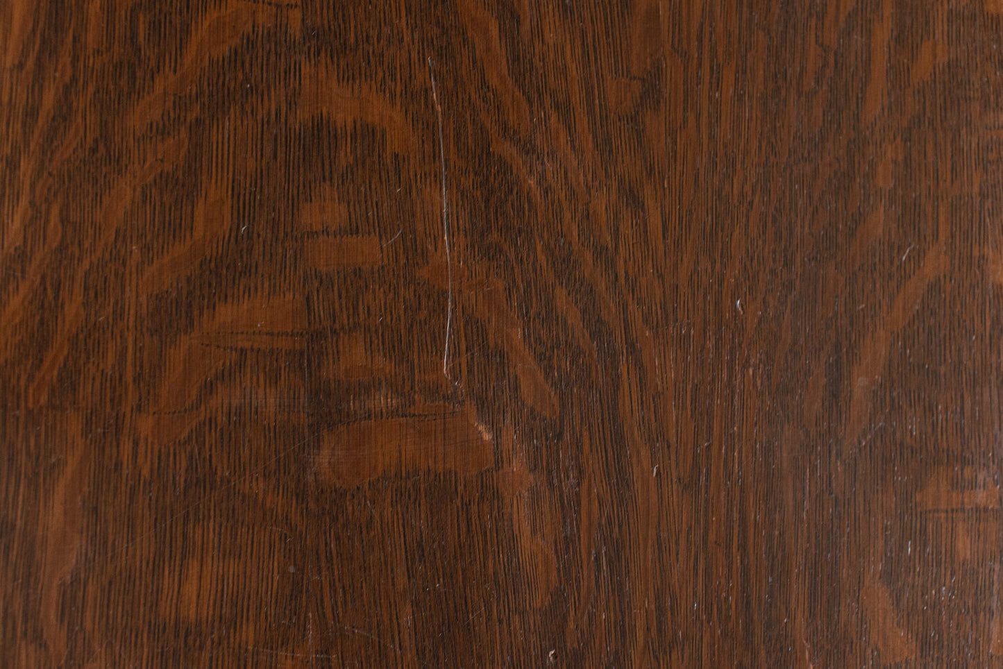 Tiger Oak Barley Twist Library Table/Desk - circa 1900