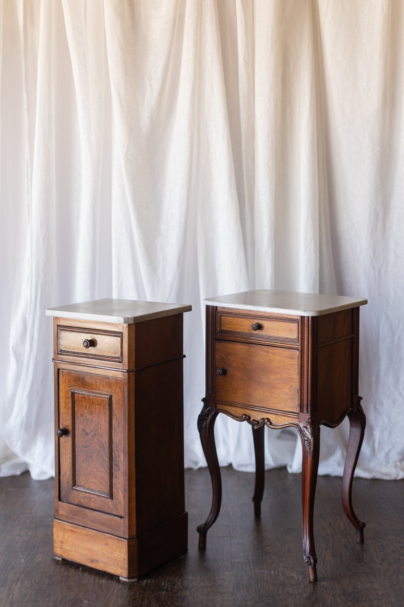 Marble Top Accent Column Table