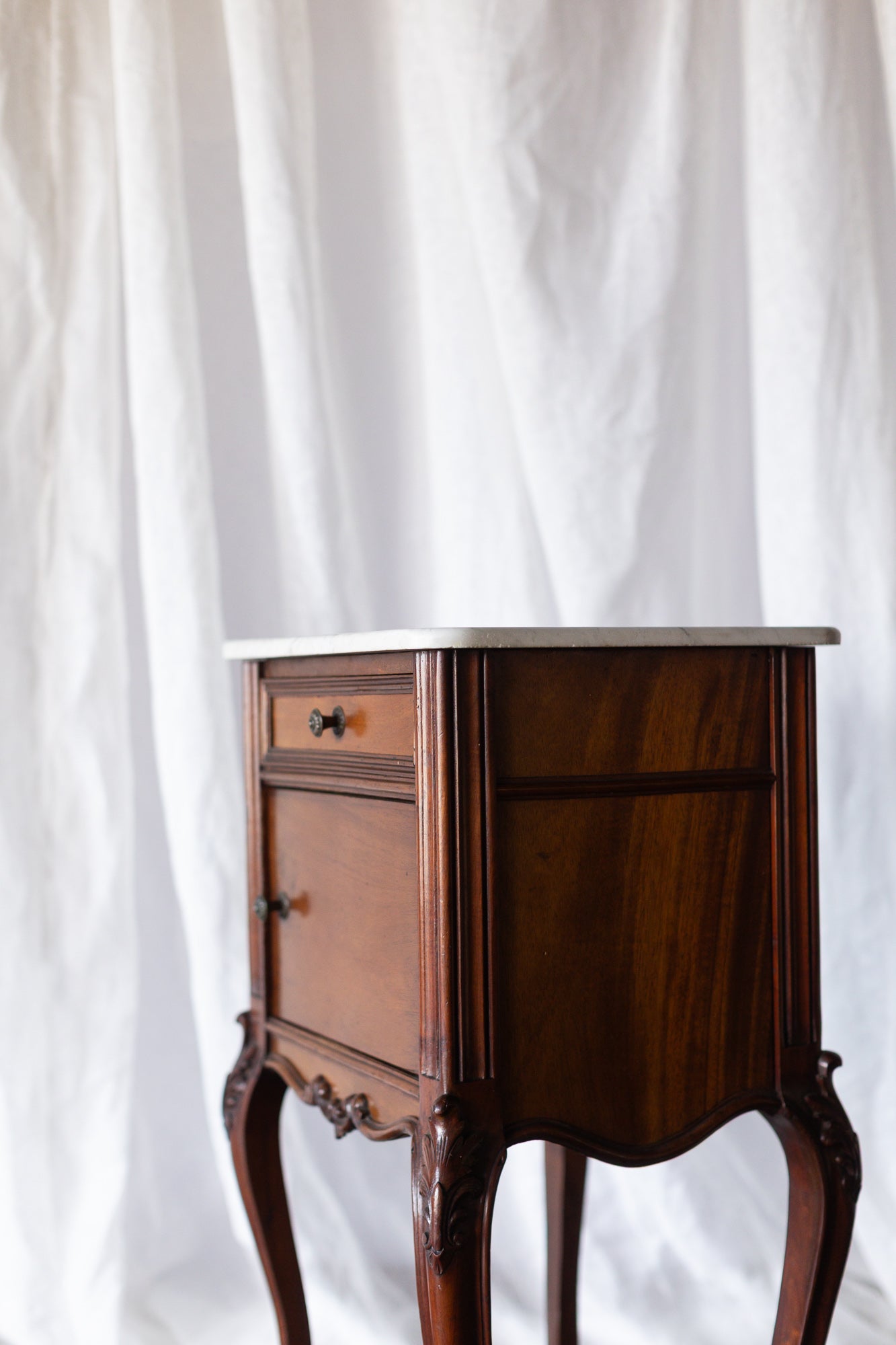 Marble Top Louis XV Accent Table