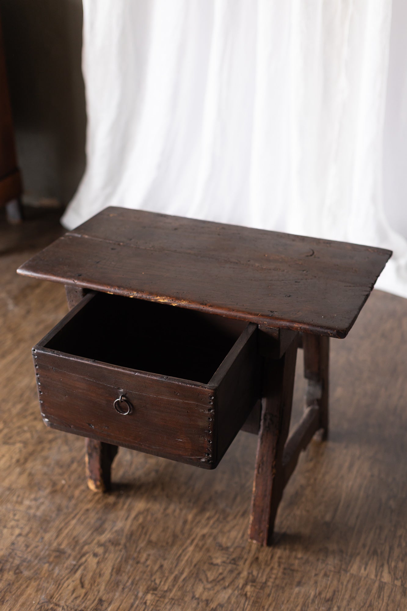 Catalan Style Table with Drawer