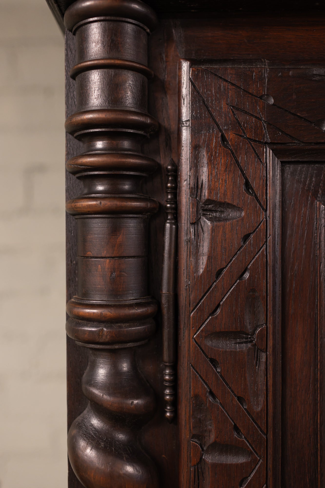 1800s French Breton Cabinet