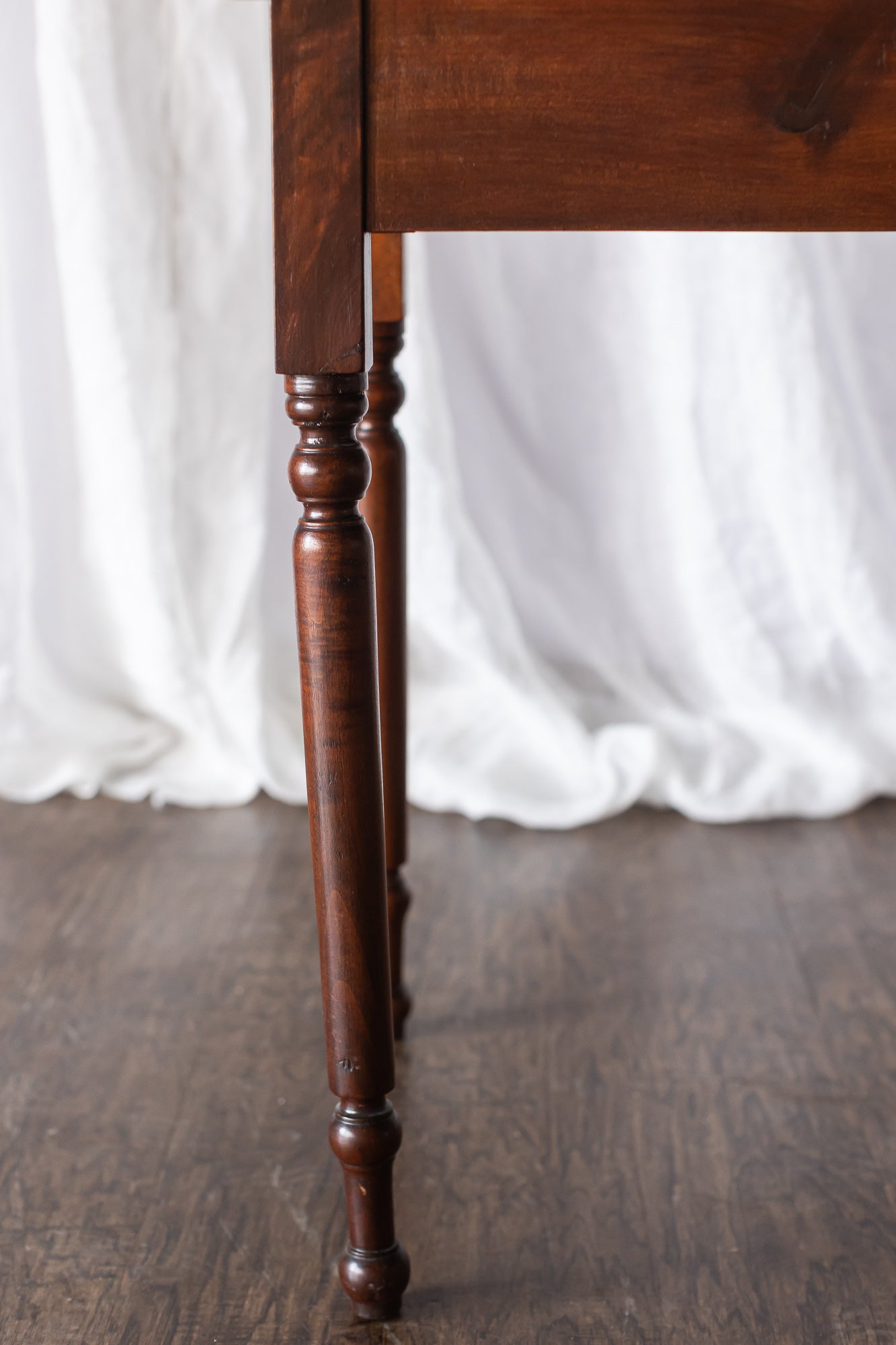 Wood Accent Table with Drawer
