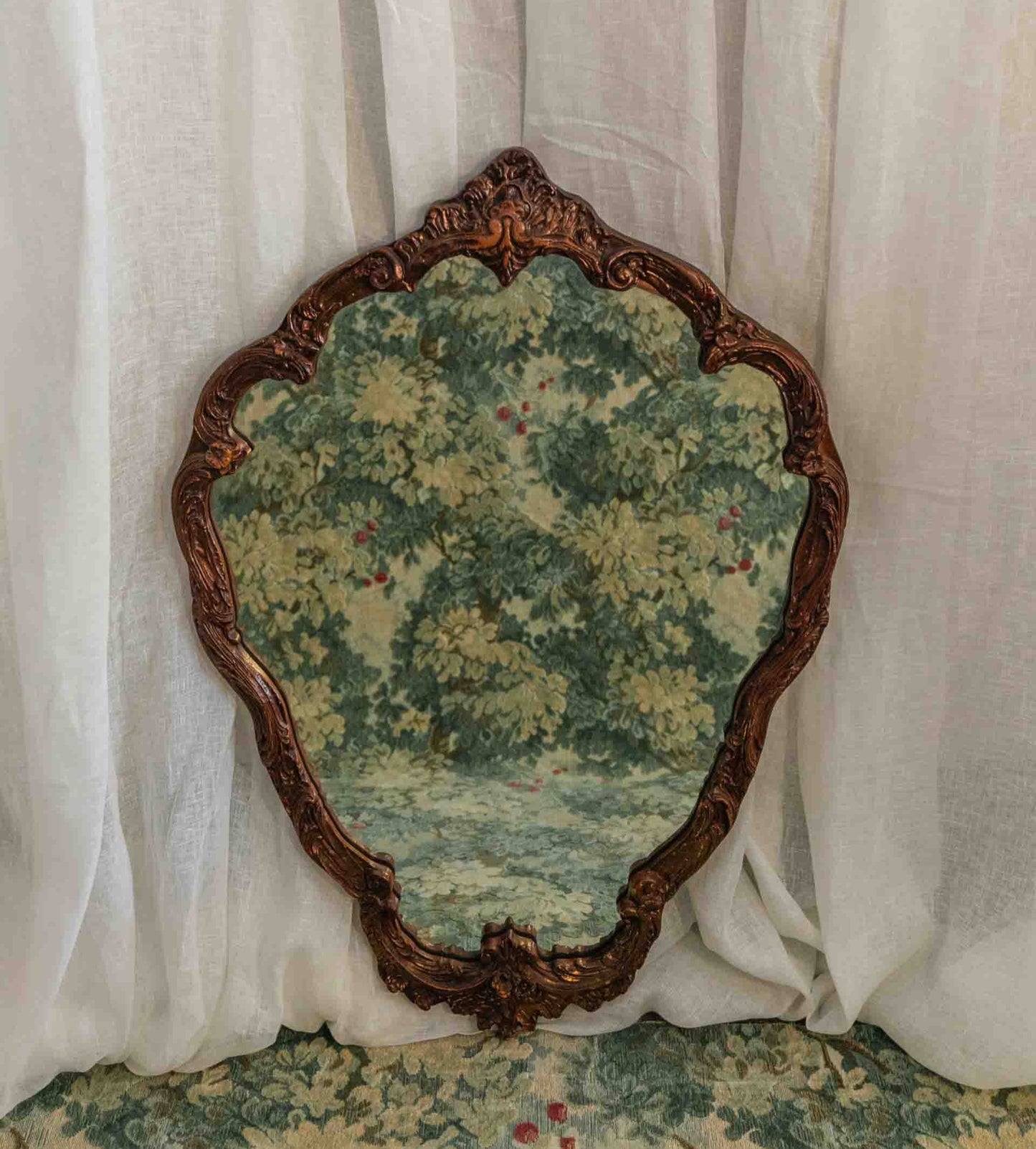 Ornate Shield Mirror