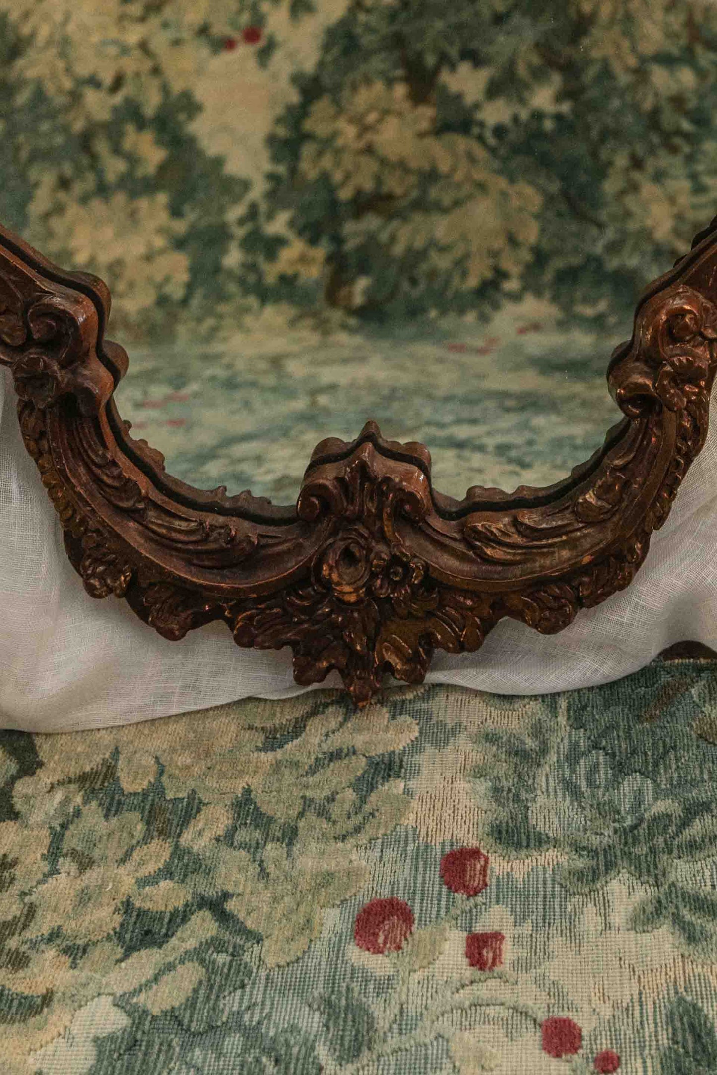 Ornate Shield Mirror