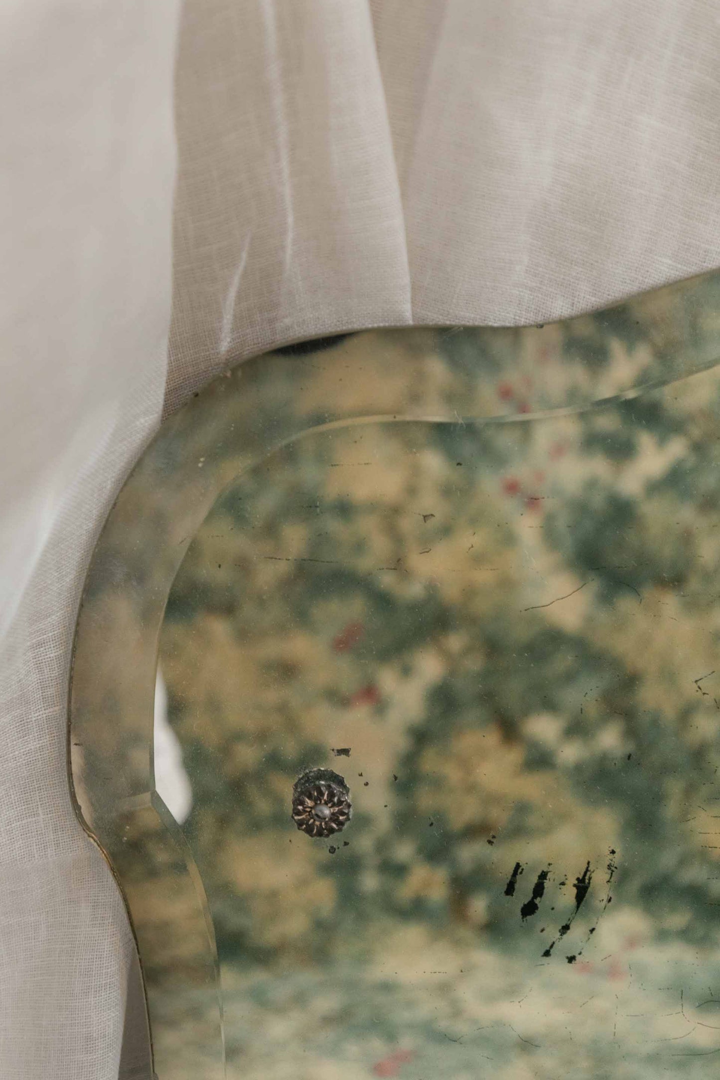 Unframed Shield Shape Mirror