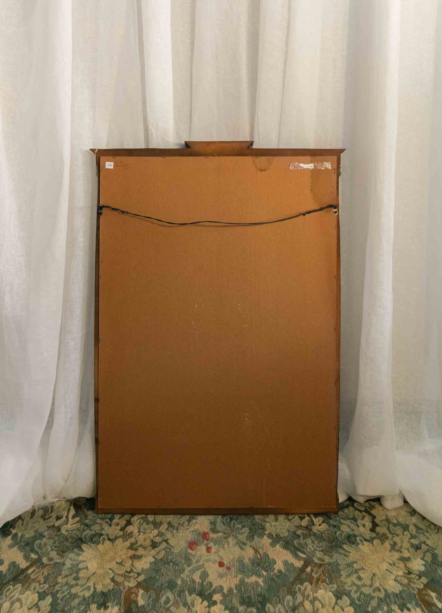 Black & Gold Neoclassical Giltwood Mirror
