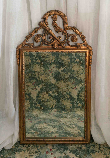 Carved Top Mirror-Giltwood