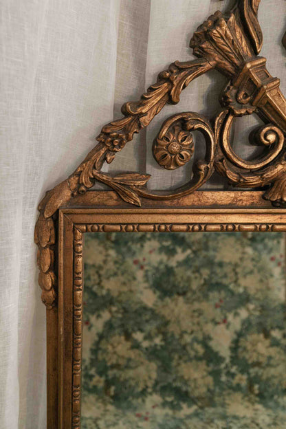 Carved Top Mirror-Giltwood
