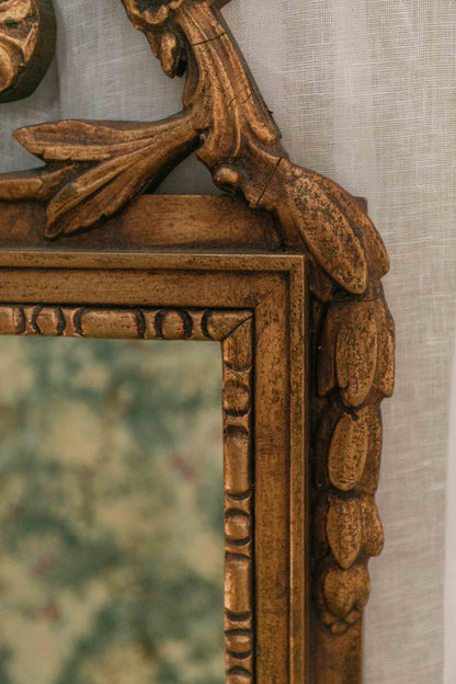 Carved Top Mirror-Giltwood