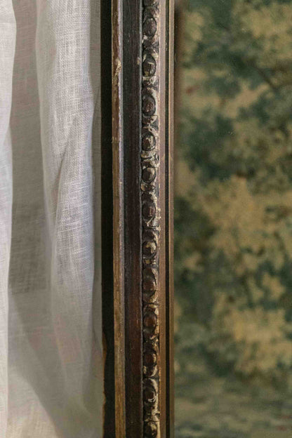 Carved Top Mirror-Patina