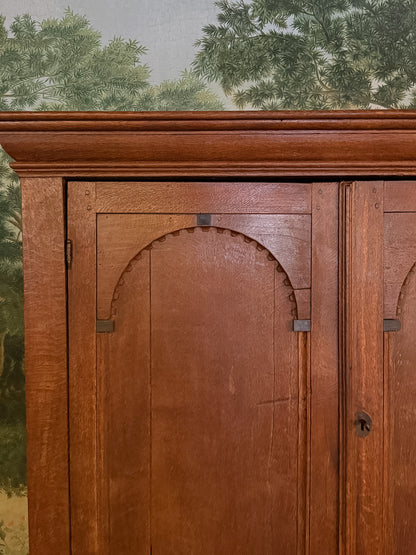 18th Century Dutch Arched Panel Cabinet