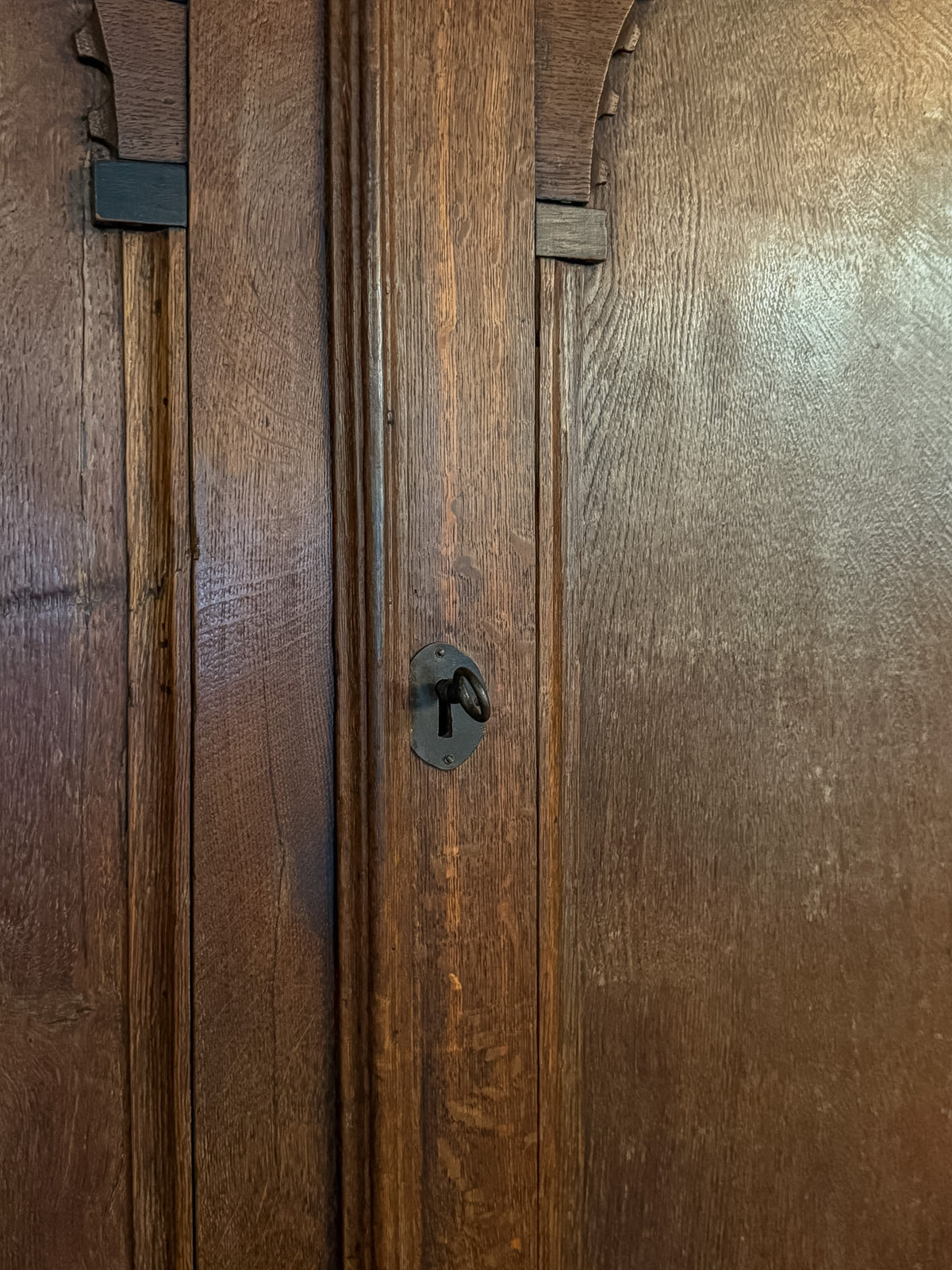 18th Century Dutch Arched Panel Cabinet