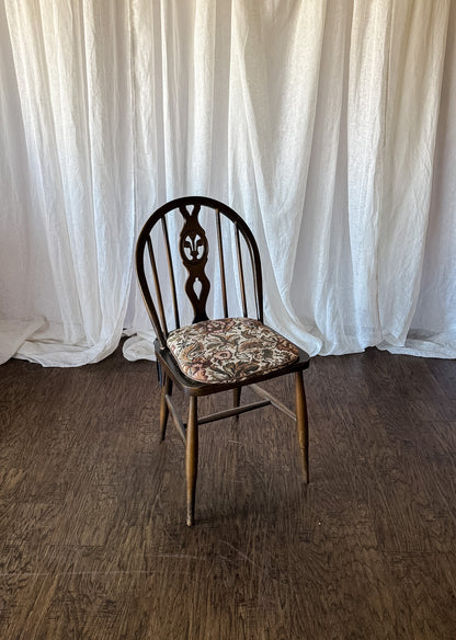 Set of Four Vintage Oval Back Dining Chairs
