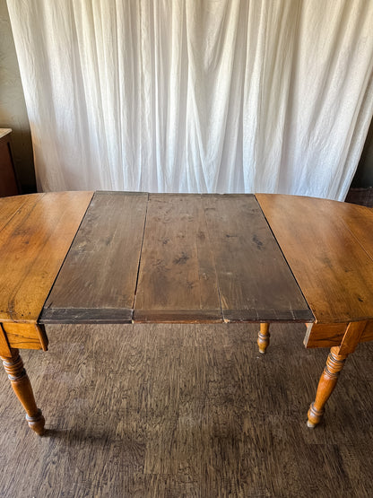 Louis Philippe Walnut Oval Extending Dining Table