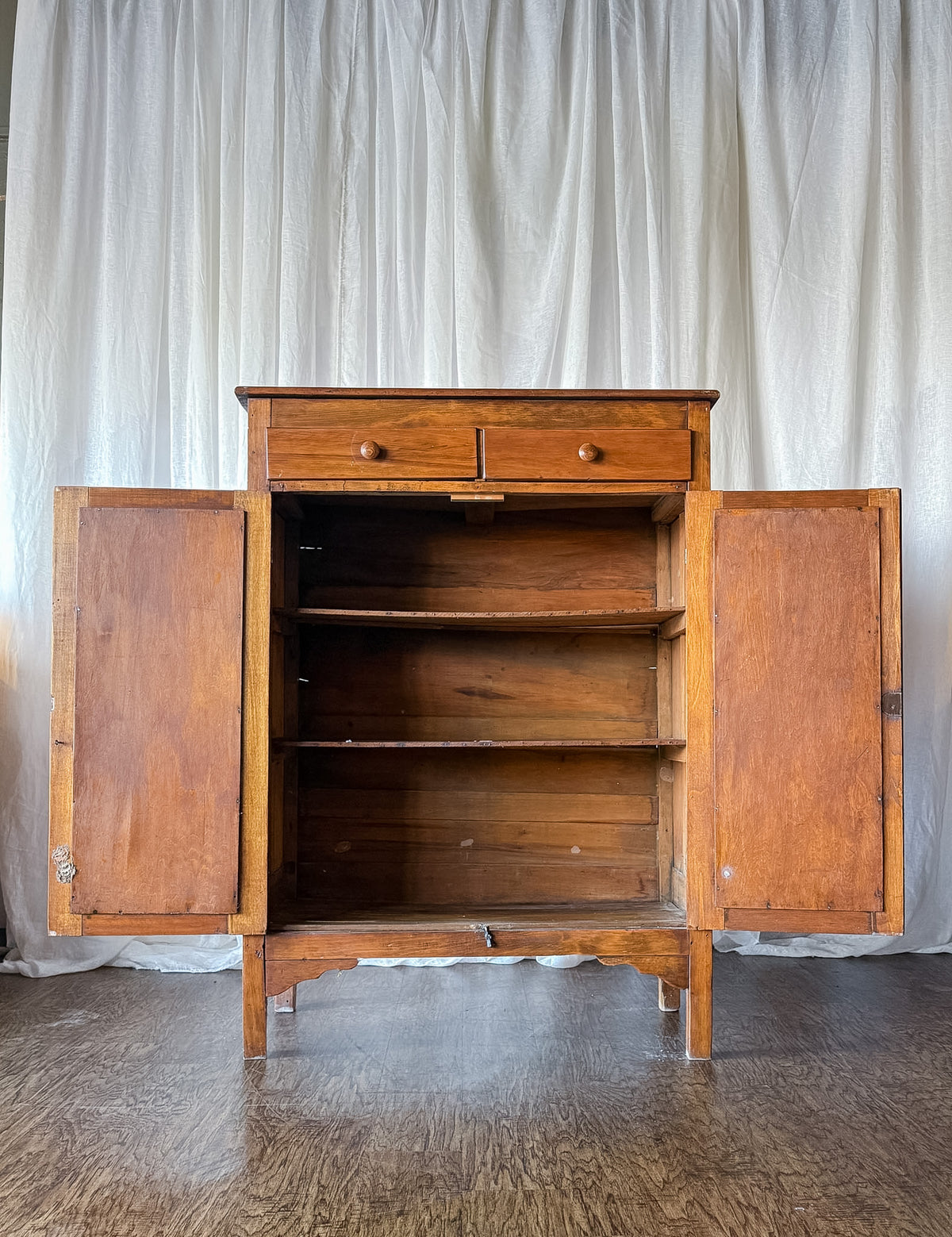 Antique Cabinet with Raised Panel Doors