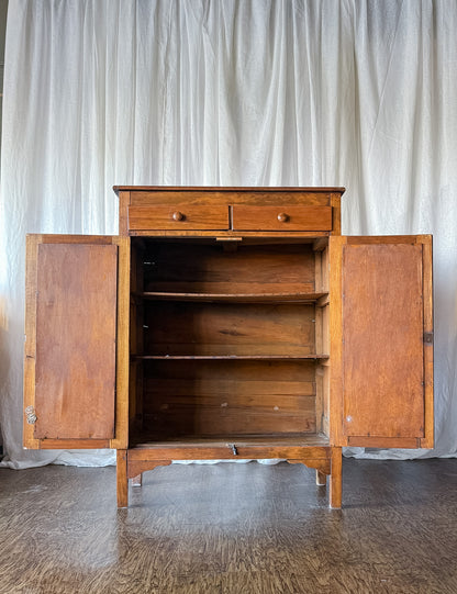 Antique Cabinet with Raised Panel Doors