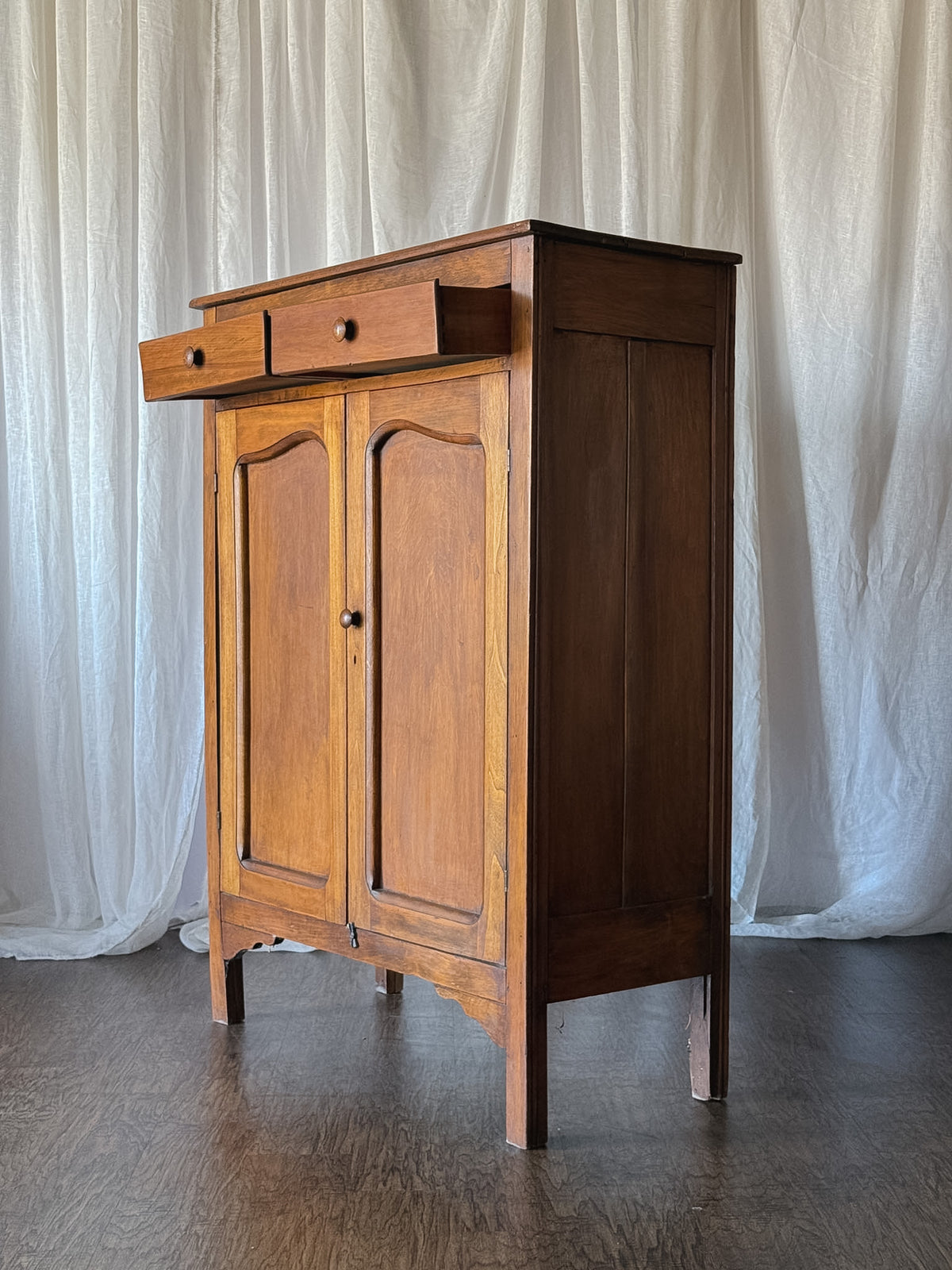 Antique Cabinet with Raised Panel Doors