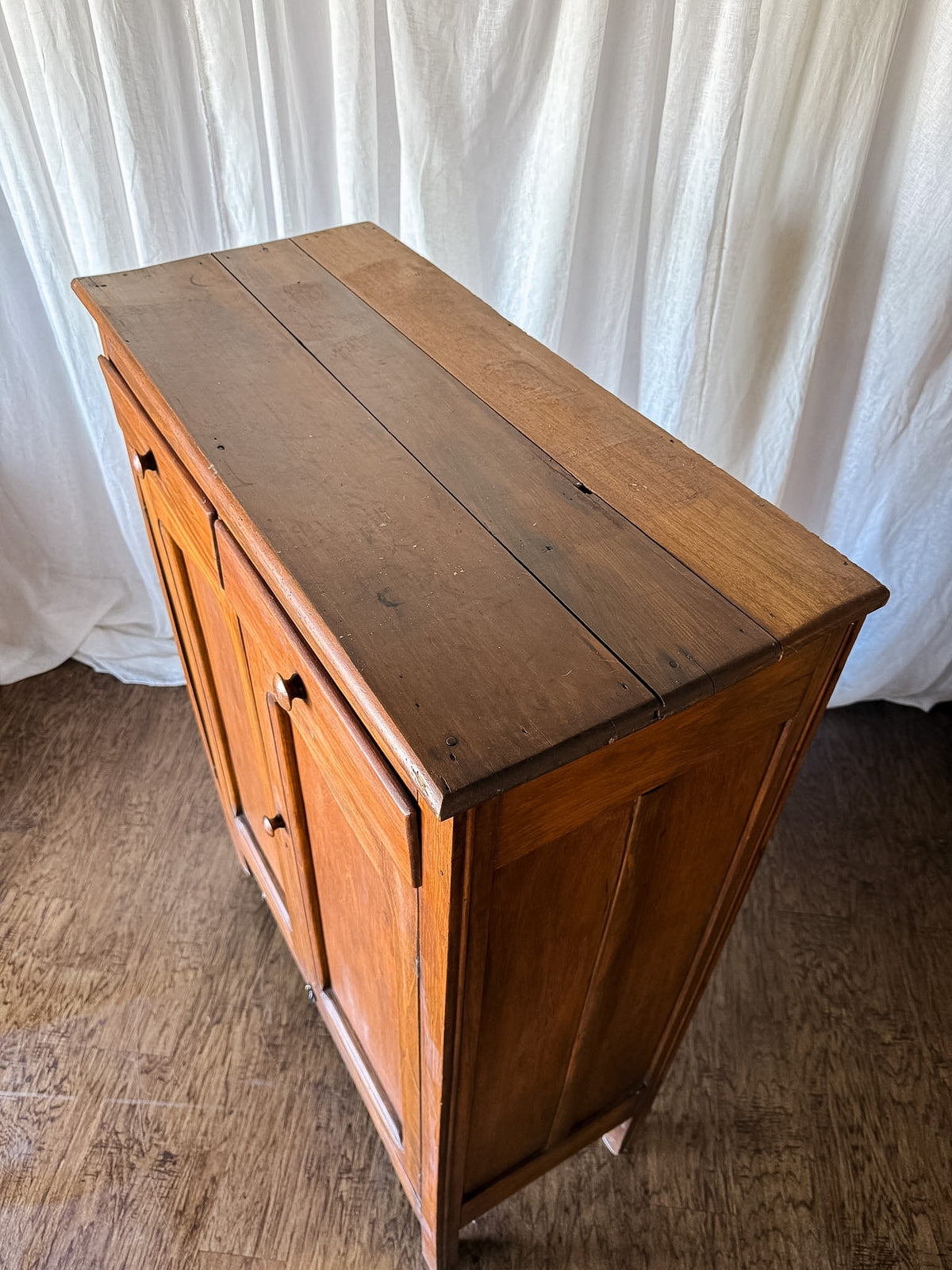 Antique Cabinet with Raised Panel Doors
