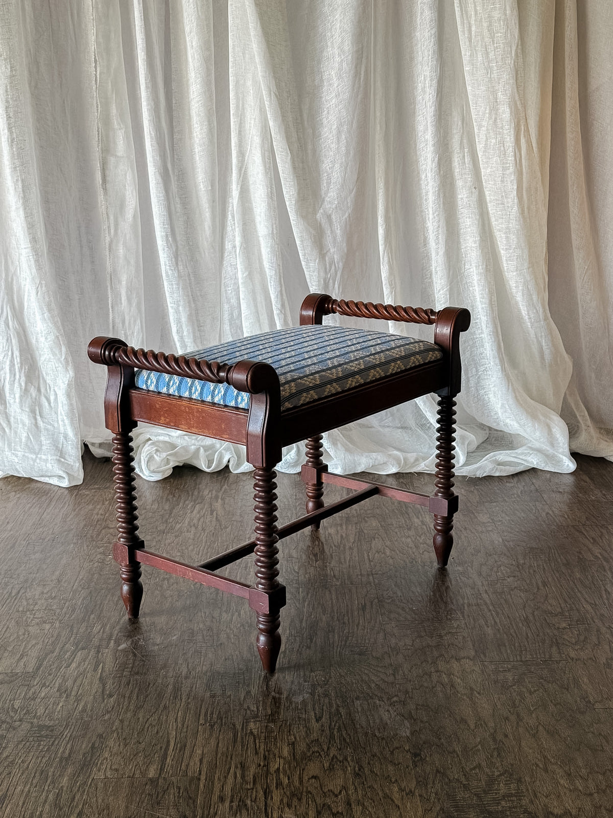19th Century Barley Twist Bench