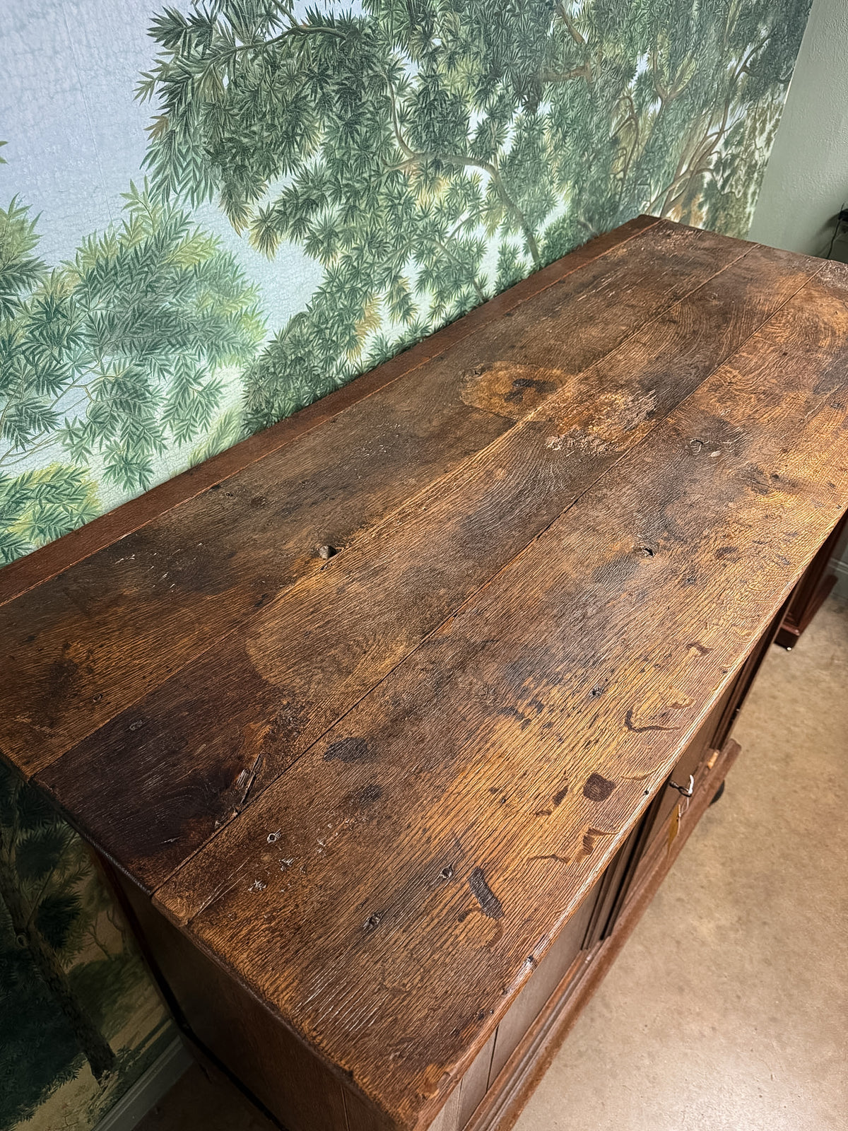 18th Century Dutch Arched Panel Cabinet