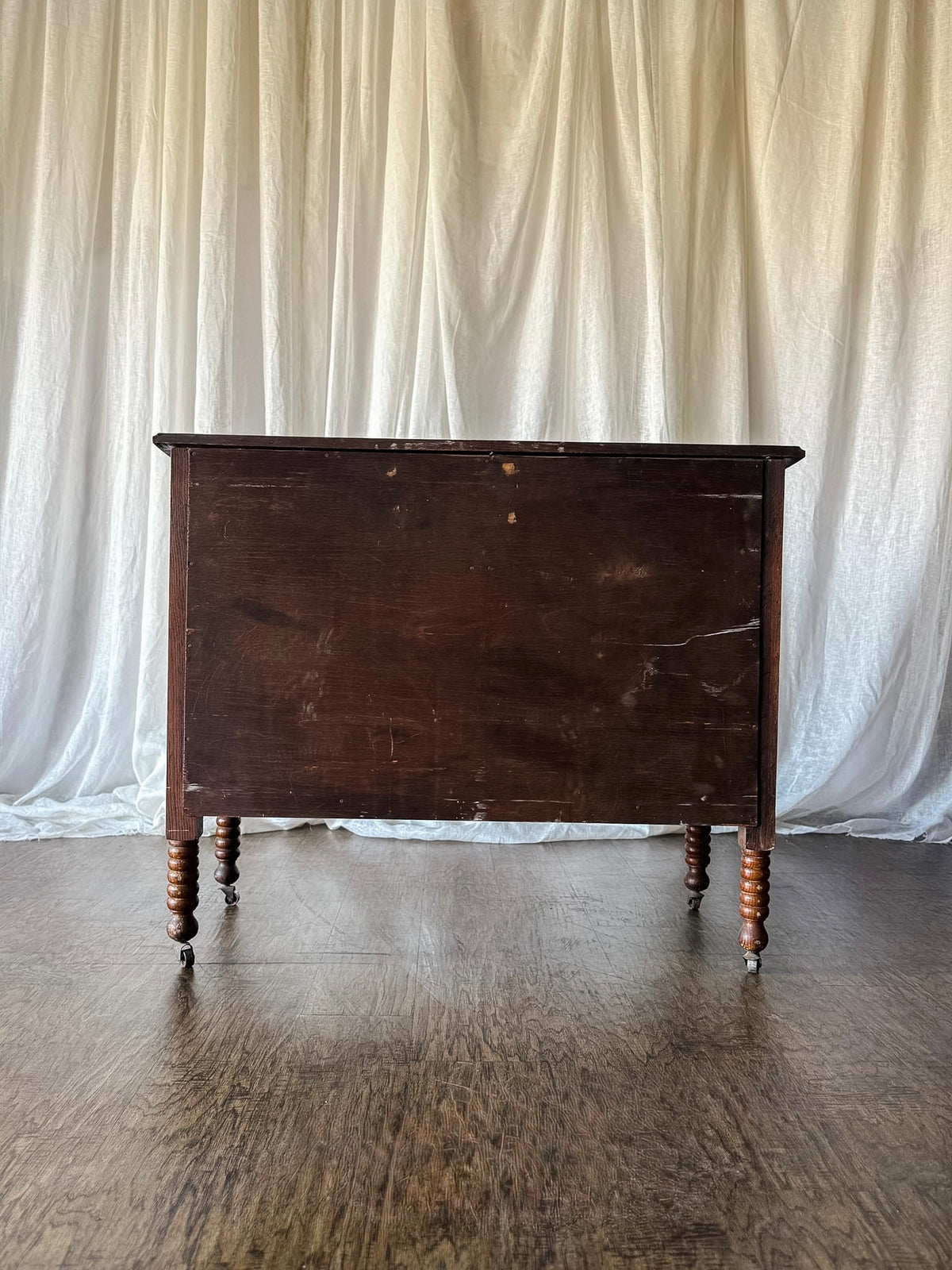 Oak Dresser with Spool-Turned Legs