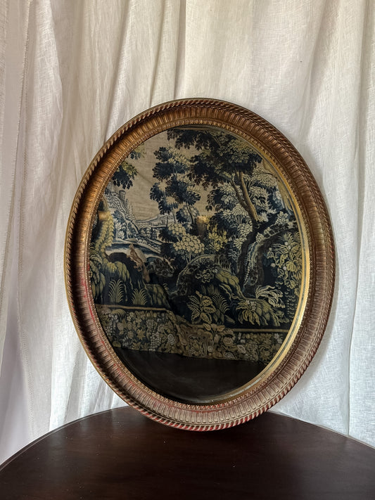 Vintage Oval Mirror, circa 1950–1960