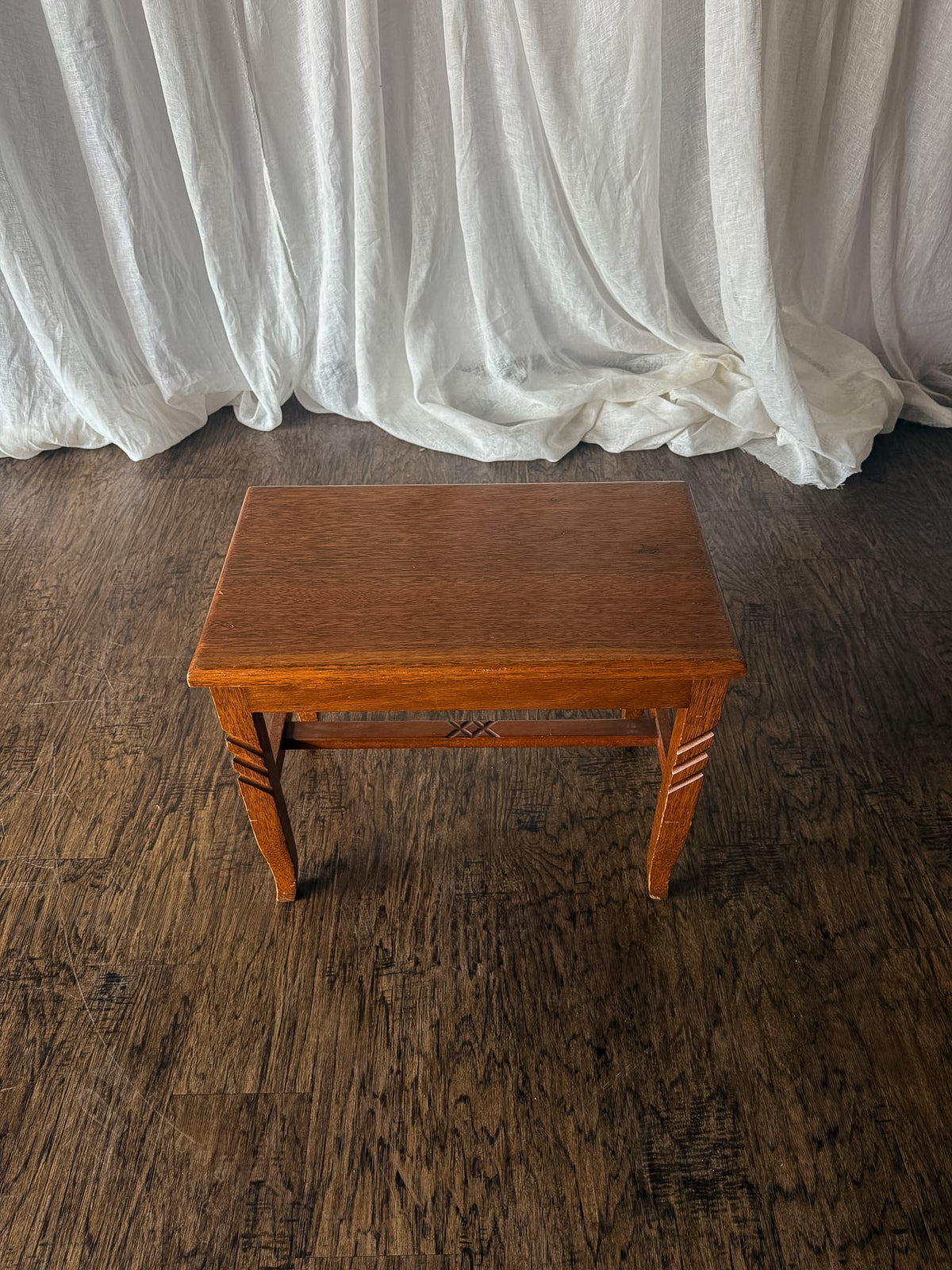 Vintage Oak Side Table