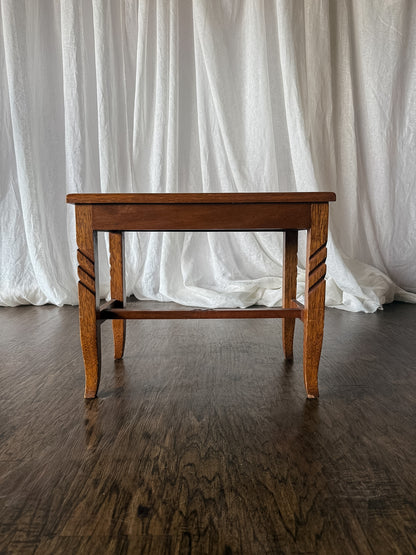 Vintage Oak Side Table