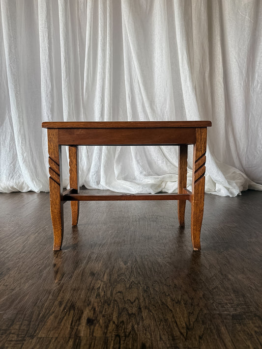 Vintage Oak Side Table