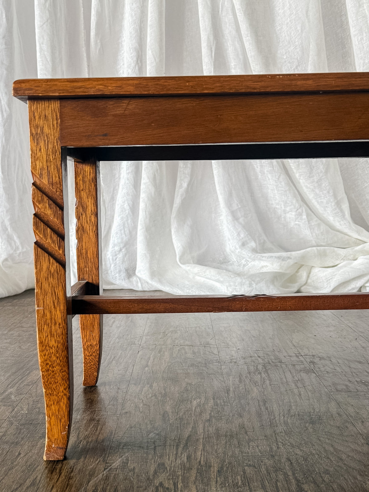 Vintage Oak Side Table