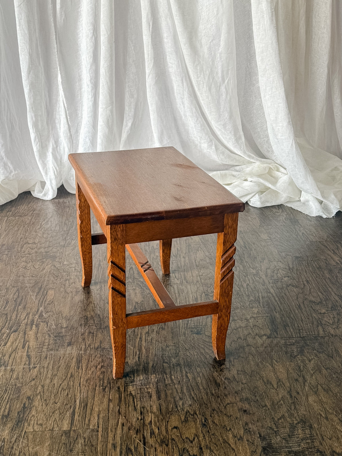Vintage Oak Side Table