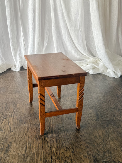 Vintage Oak Side Table