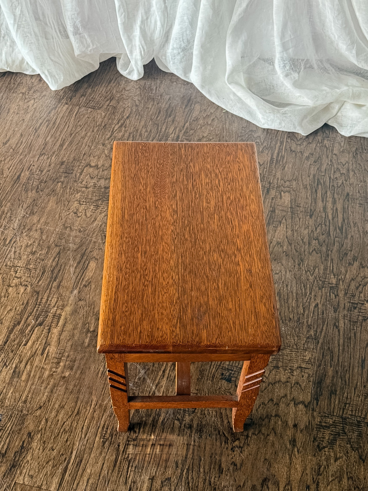 Vintage Oak Side Table