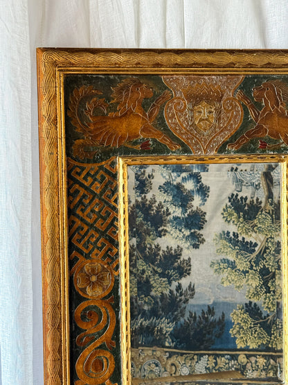 Late 20th Century Mirror with Mythical Motif