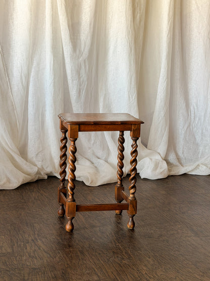 Set of Three Nesting Tables with Barley Twist Legs