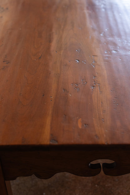 Vintage Solid Wood Carved Detail Coffee Table