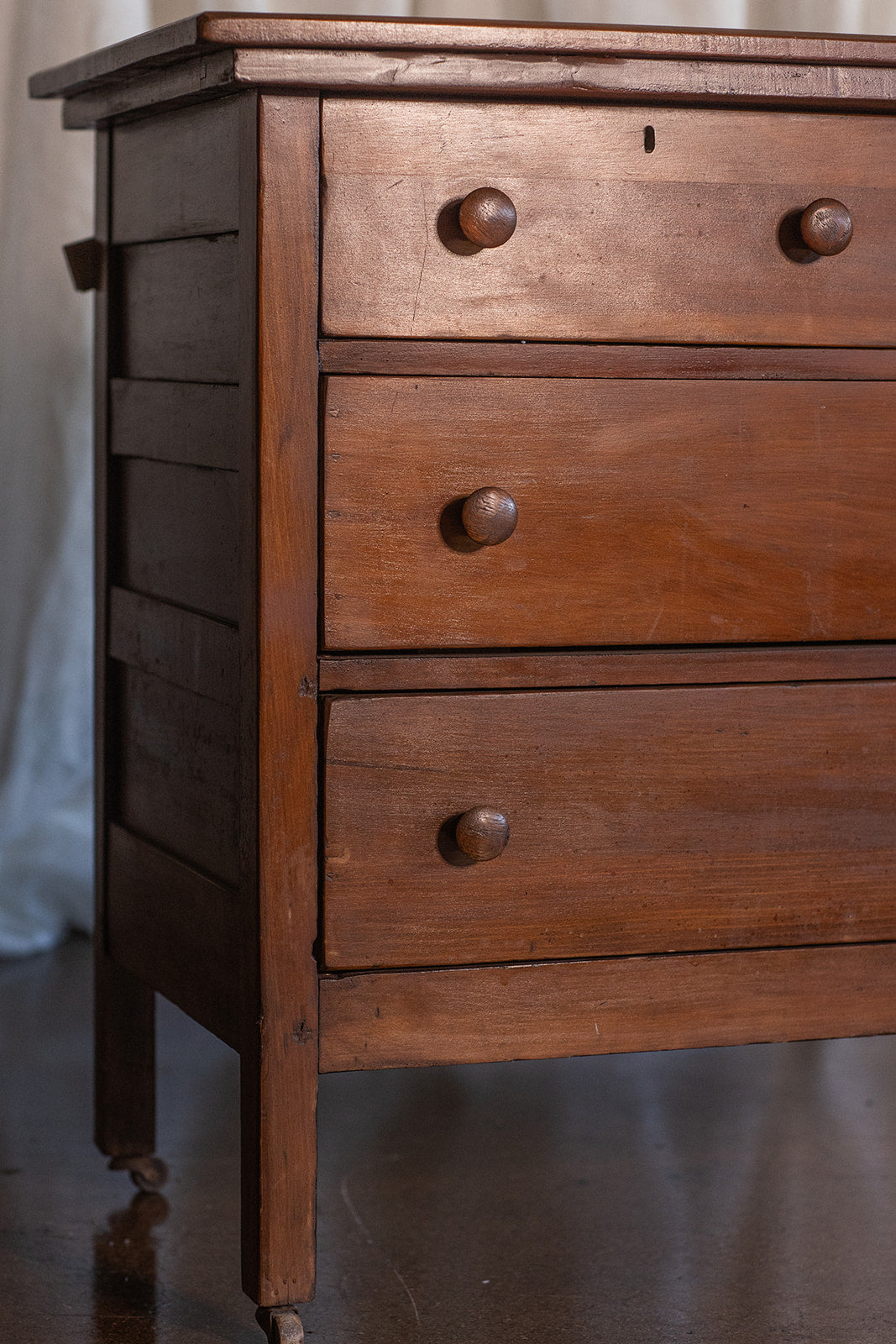 Pine Chest on Casters