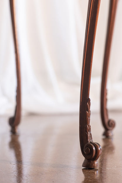 French Style Oval Side Table -  circa late 1800s