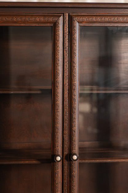 Oak China/Display Curio Cabinet - Late 1800s