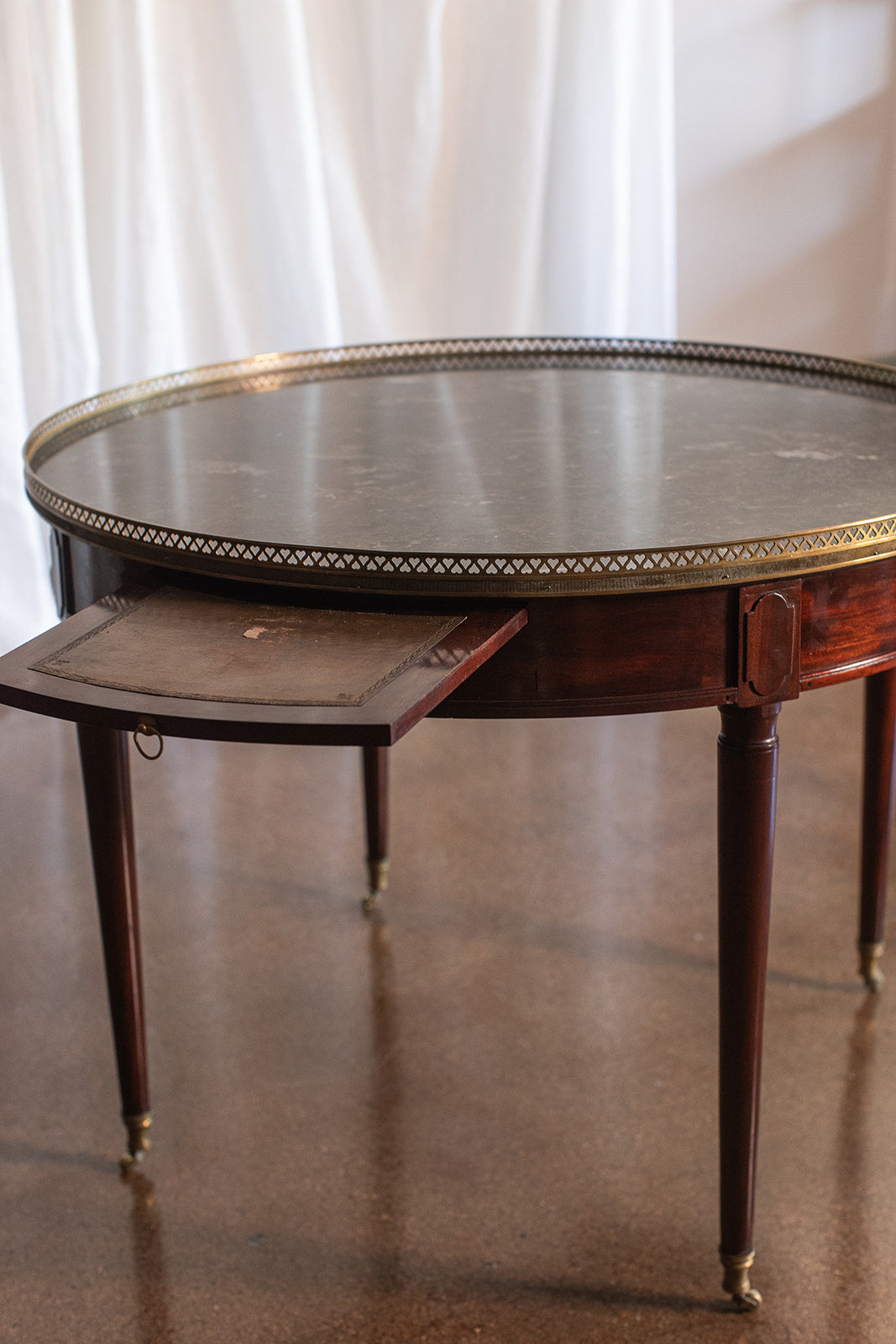 18th Century Antique Louis XVI Acajou Bouillotte Table