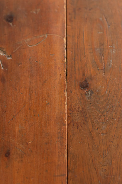 Pine Desk with Drop Leaf Side and Drawer