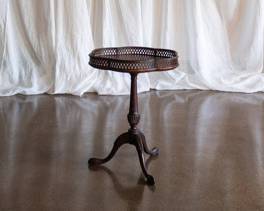 Wellington Hall - Carved Mahogany Tea Table