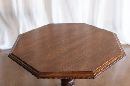 Octagon Side Table on Casters