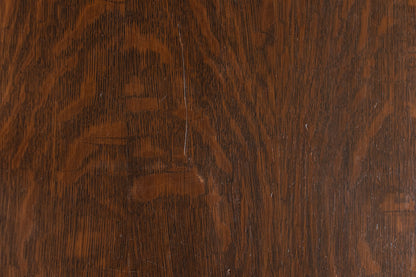 Tiger Oak Barley Twist Library Table/Desk - circa 1900