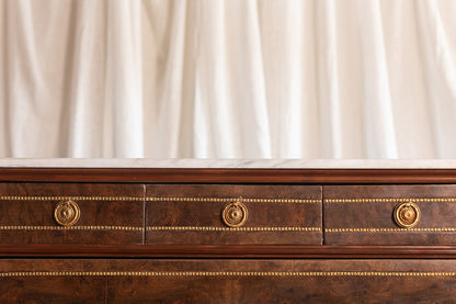 Louis XVI French Chest of Drawers with Marble top - Early 1800s France