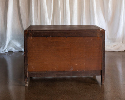 Sligh Three Drawer Mahogany Chest - late 1800s